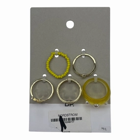Ring Other By Clothes Mentor In Gold & Yellow, Size:05 Piece Set