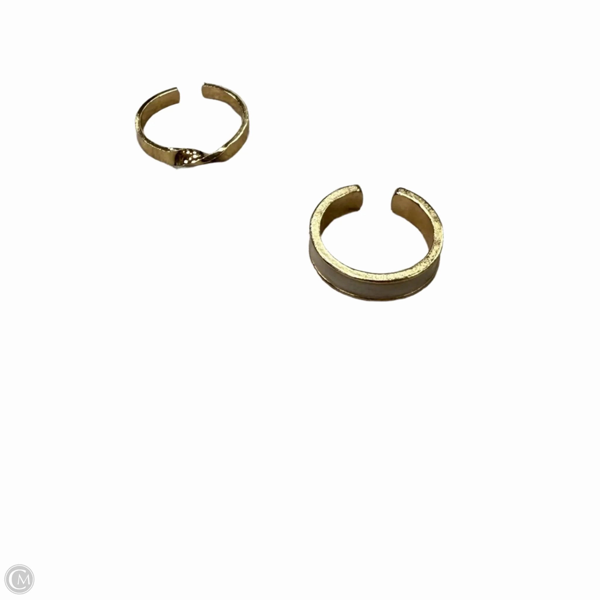 Ring Stackable By Clothes Mentor, Size: 02 Piece Set