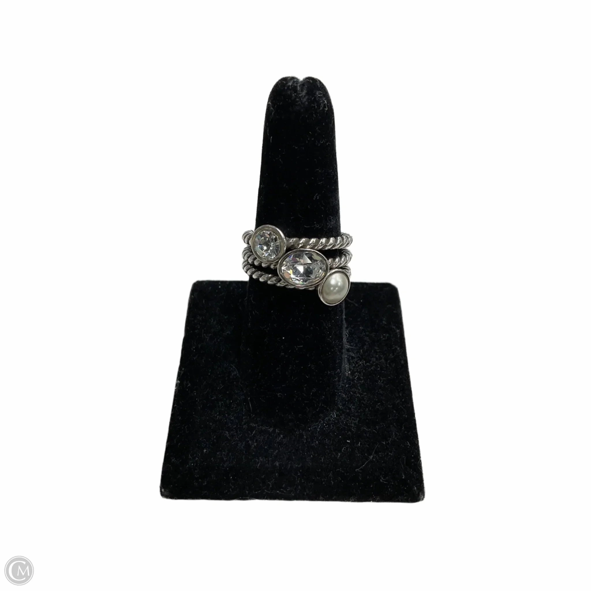 Ring Stackable By Clothes Mentor, Size: 8; 03 Piece Set
