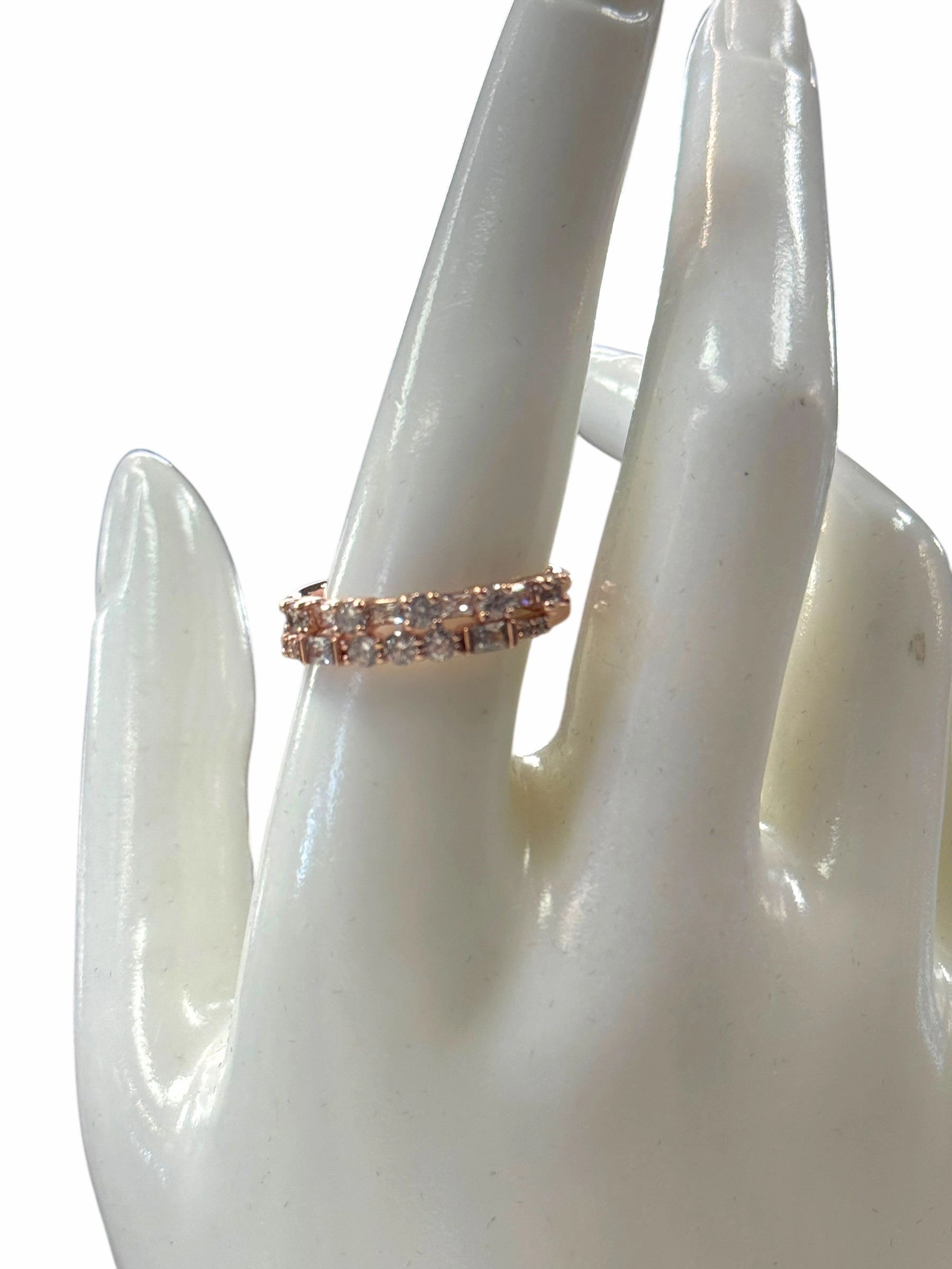 Ring Stackable By Cmc, Size: 02 Piece Set