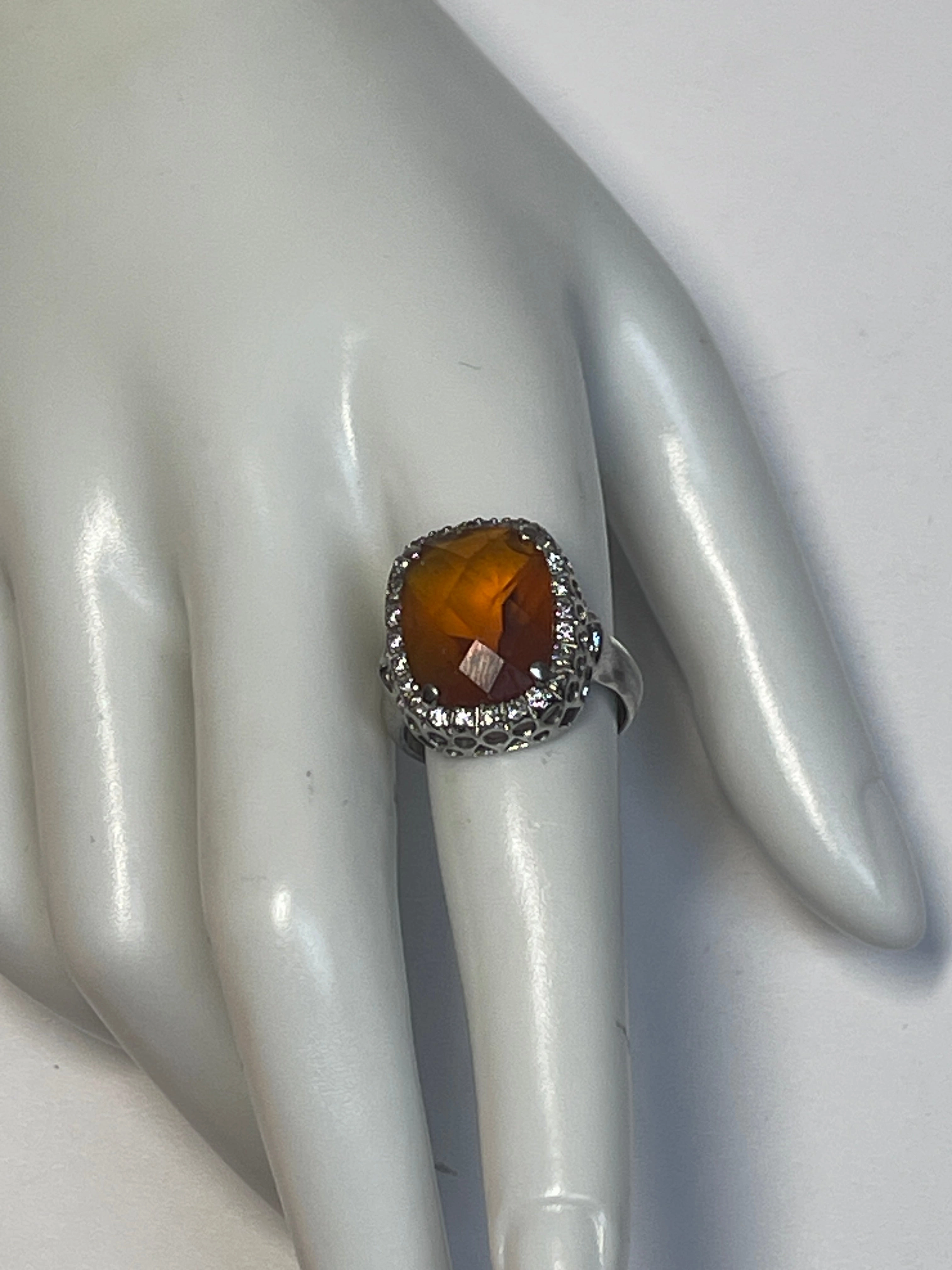 Ring Sterling Silver By Cmb, Size: 8
