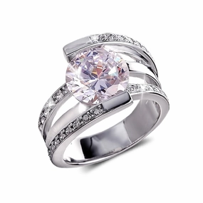 Rodela Rhodium Ring