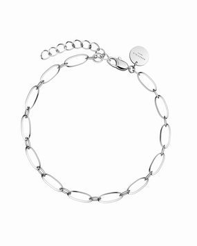 Rosefield Oval Silver Bracelet JBOLS-J541