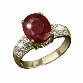 Scarlet Vermilion Ring