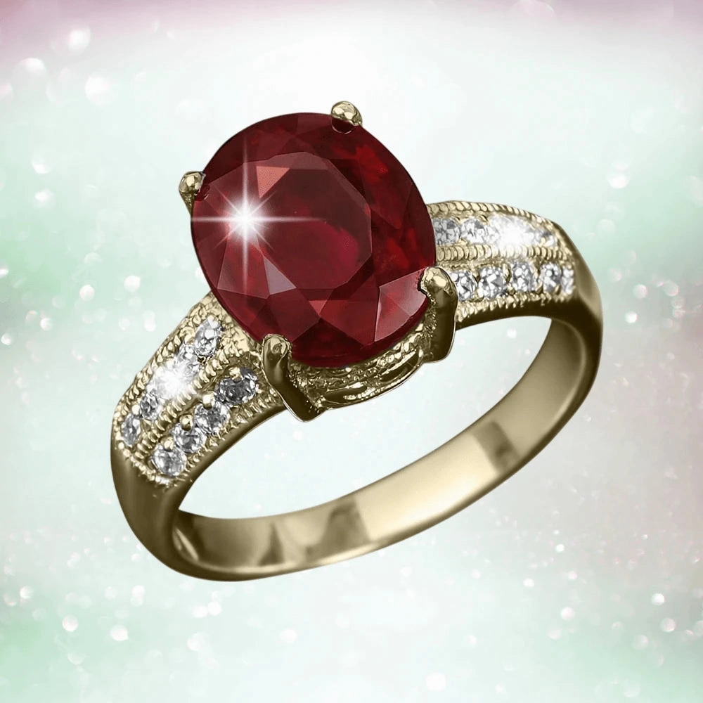 Scarlet Vermilion Ring