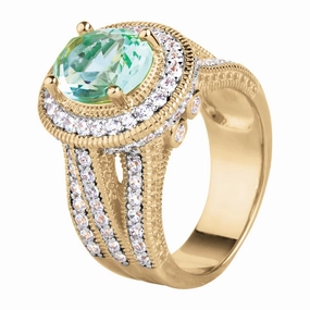 Seafoam Green Ring