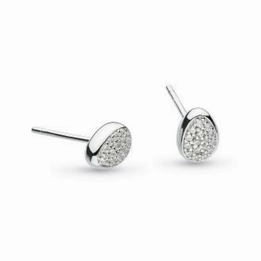 Silver Coast Pebble Glisten CZ Ring