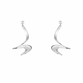 Silver Moebius Earrings