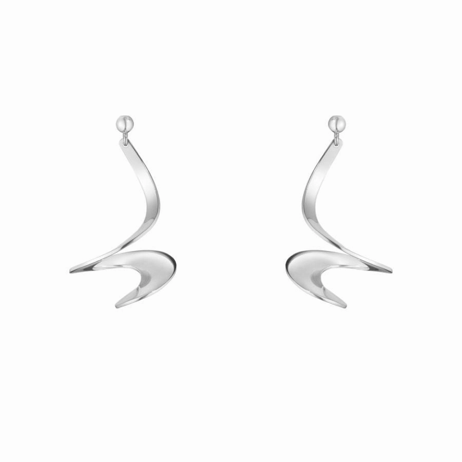 Silver Moebius Earrings