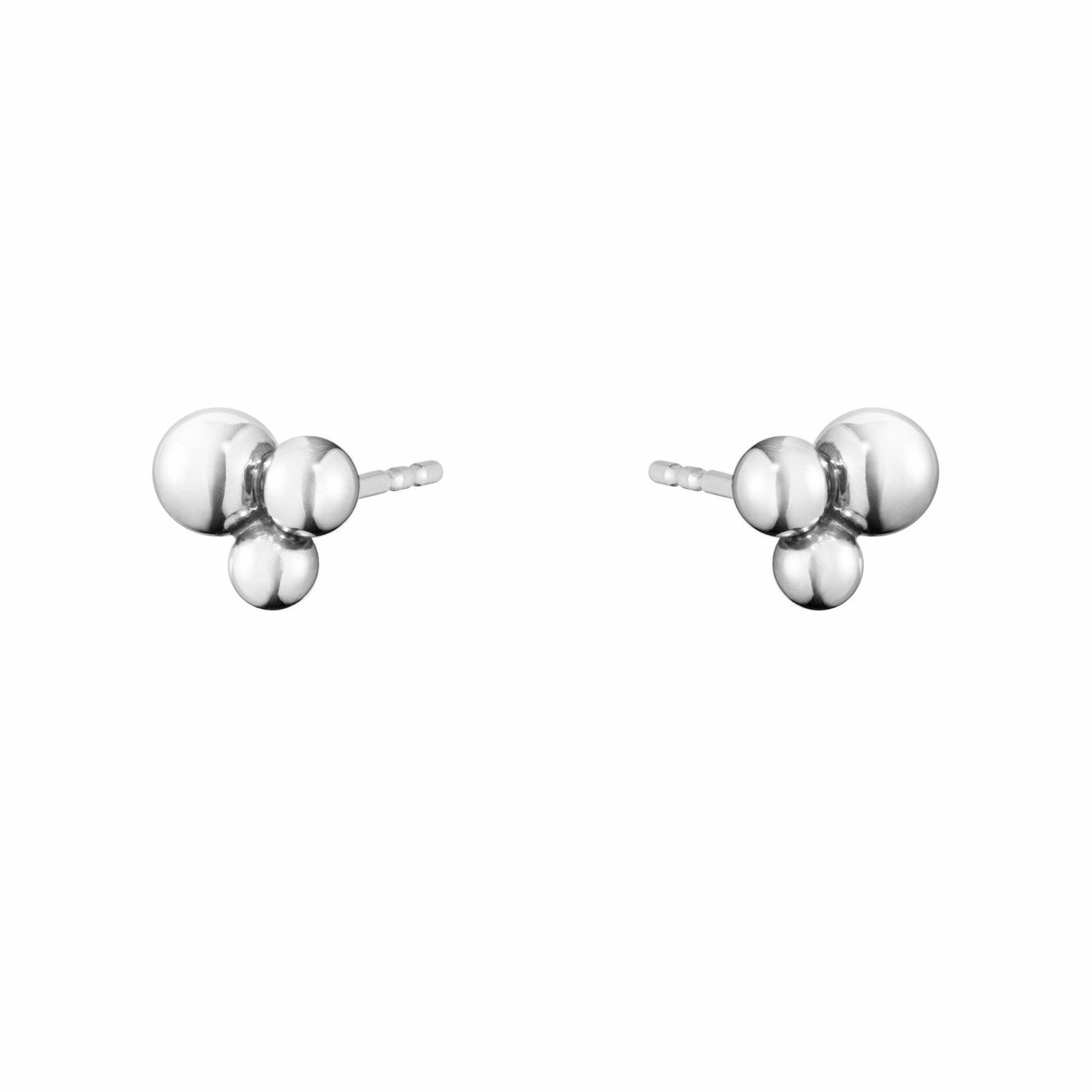 Silver Moonlight Grapes Earrings
