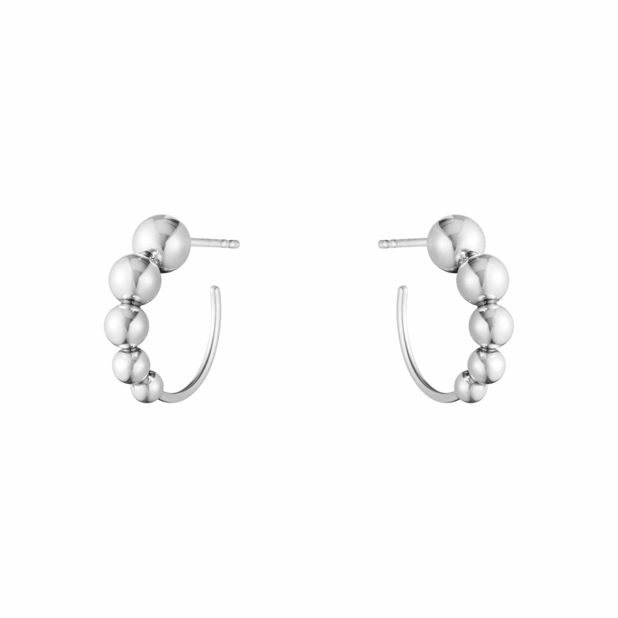 Silver Moonlight Grapes Earrings