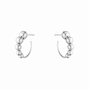Silver Moonlight Grapes Earrings