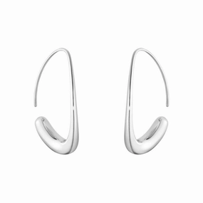Silver Offspring Earhoops