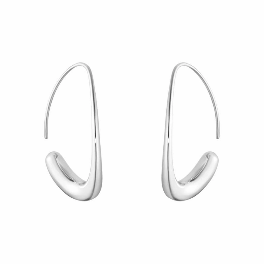 Silver Offspring Earhoops