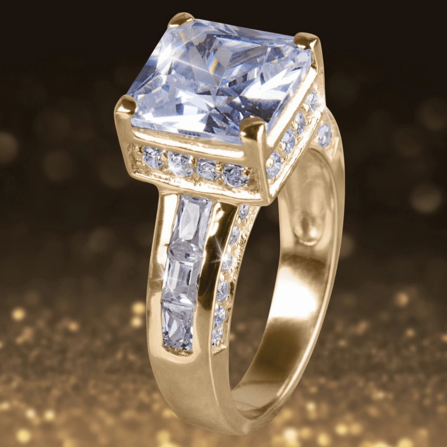 Silver Screen Glamor Ring