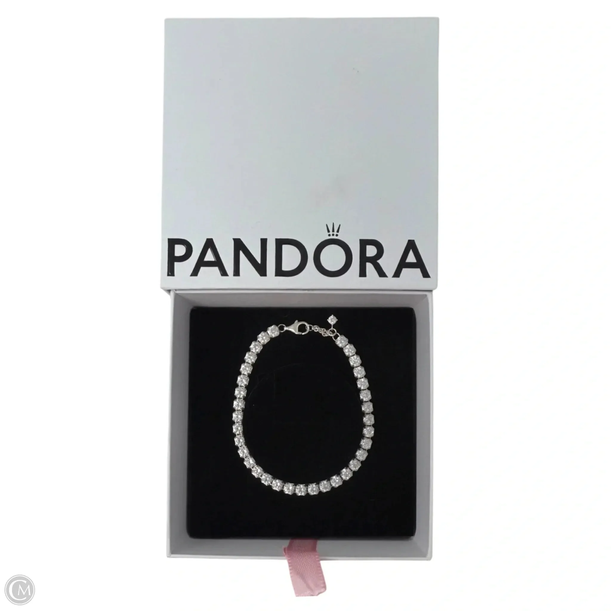 Sparkling Tennis Bracelet Sterling Silver By Pandora