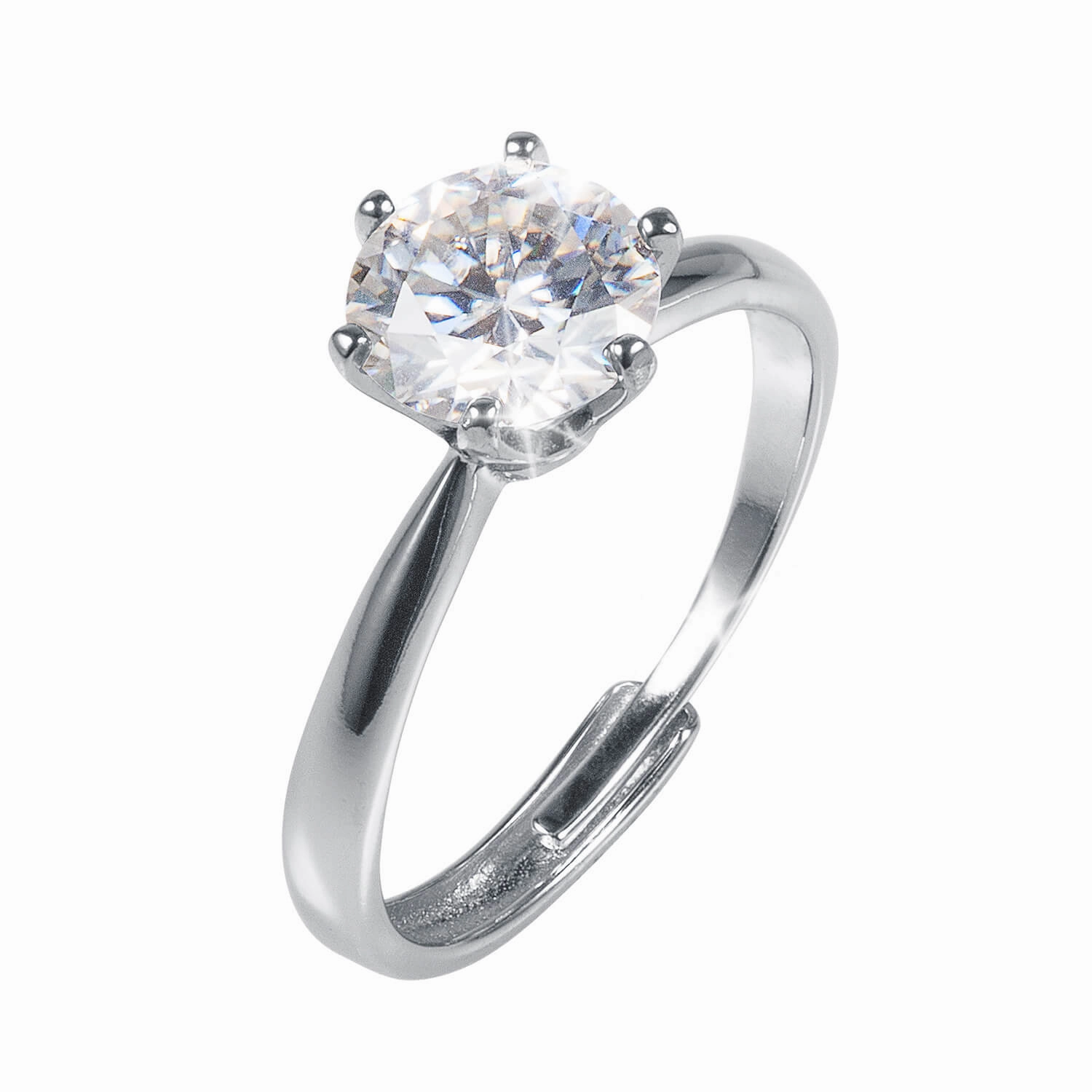 Stardust Moissanite Ring