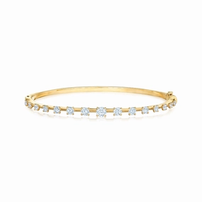 Starry Night Bangle with Diamonds