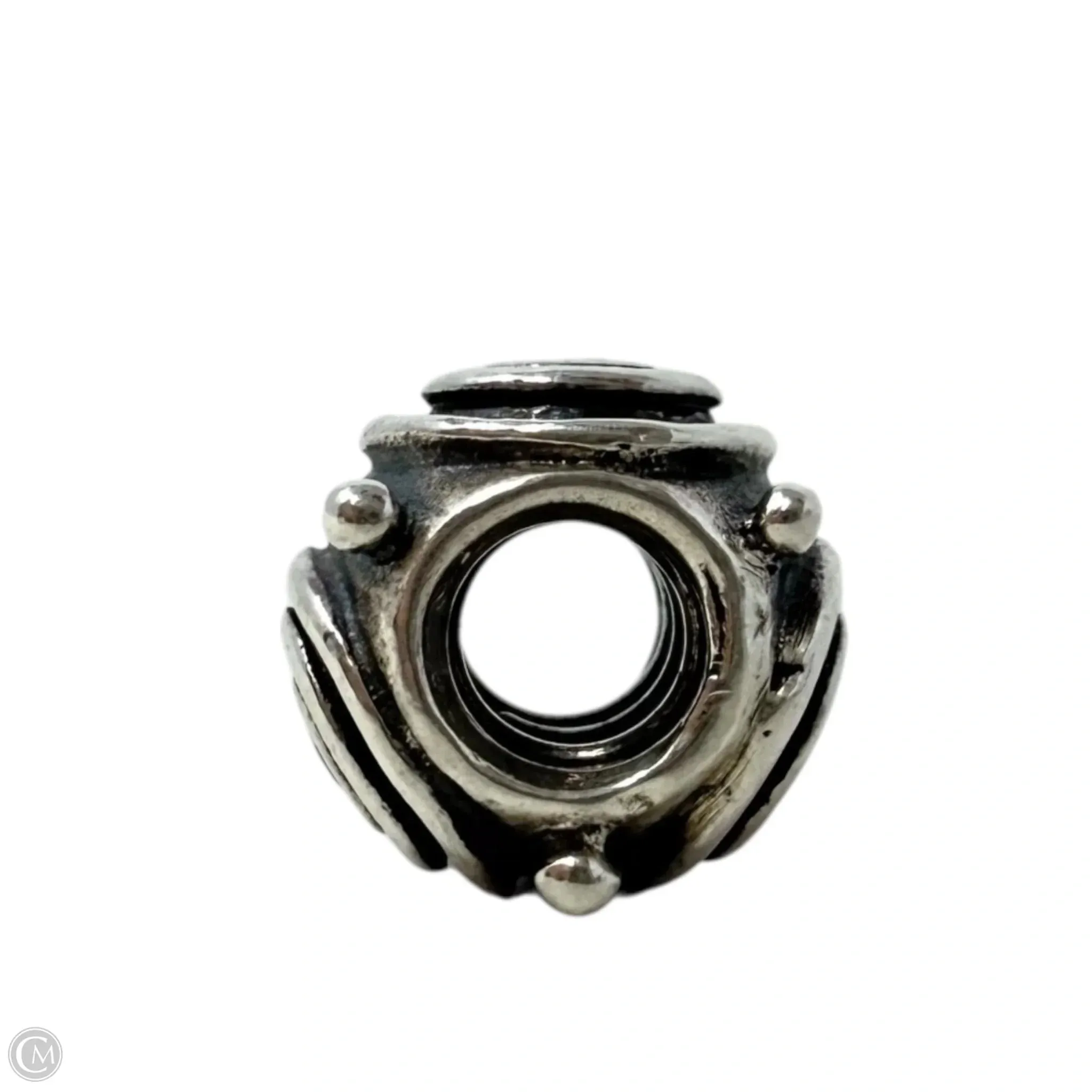 Sterling Silver & Pink CZ Crop Circles Bracelet Charm By Pandora