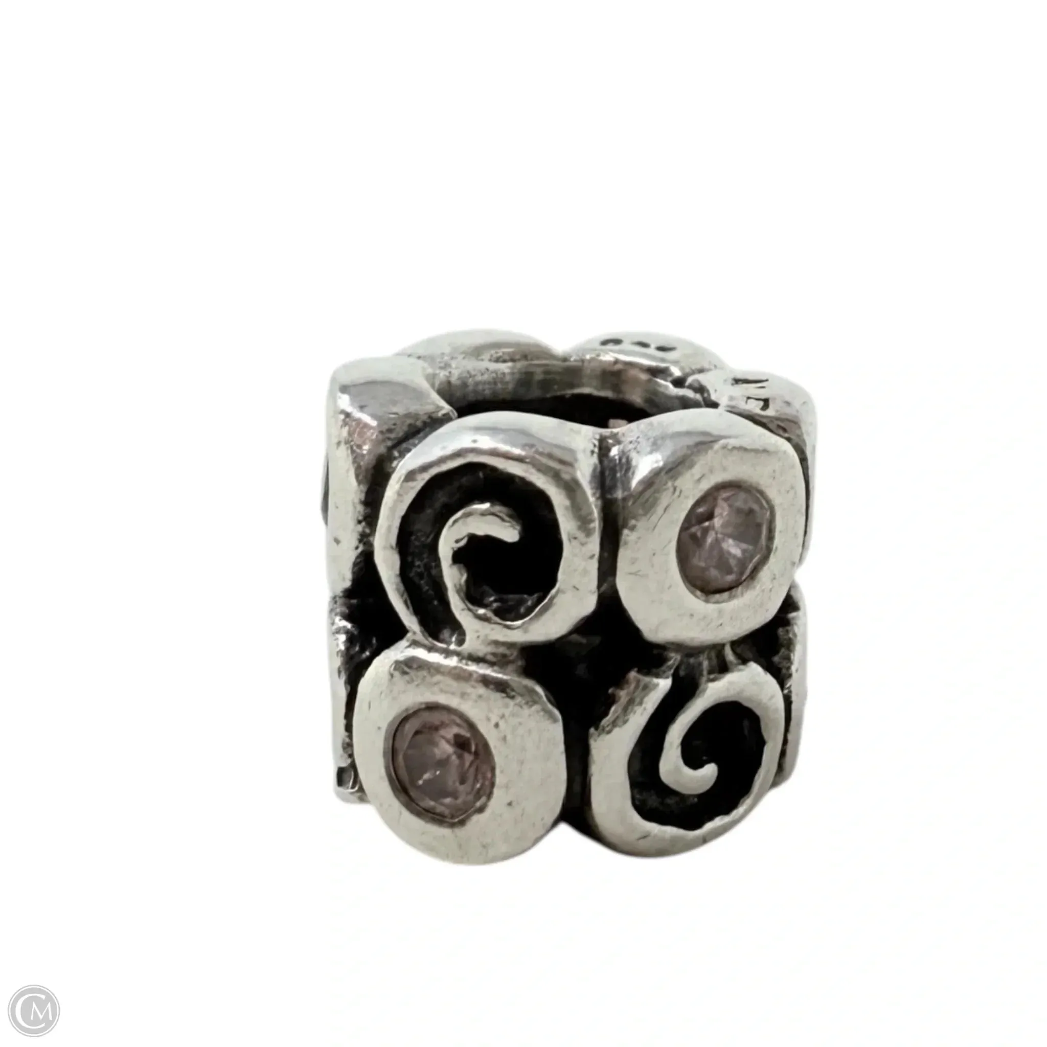 Sterling Silver & Pink Fantasy Swirls Bracelet Charm By Pandora