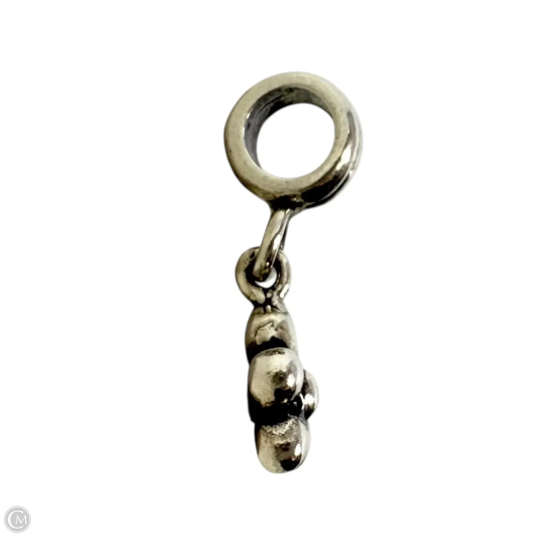 Sterling Silver Dangle Flower Bracelet Charm