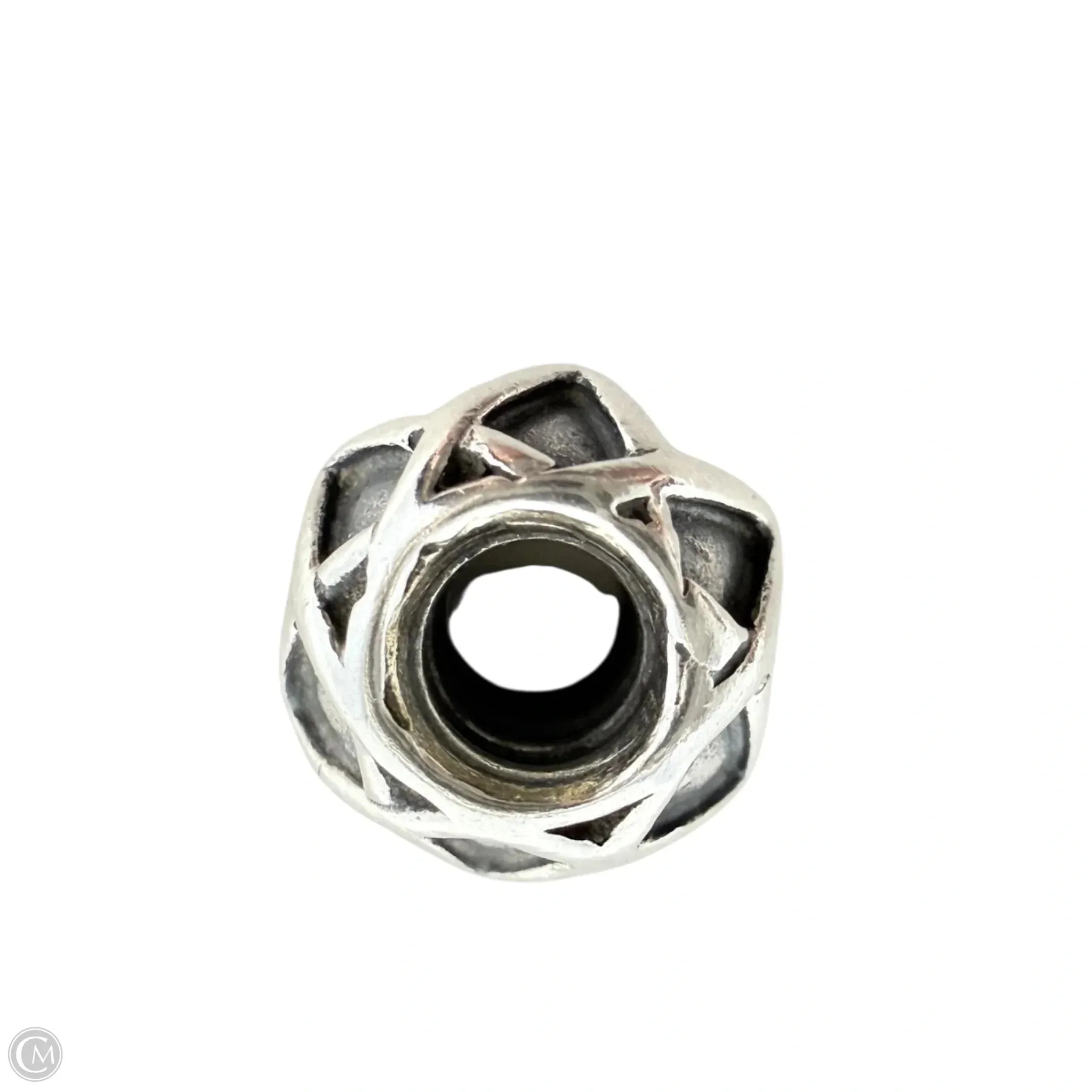 Sterling Silver Harlequin Criss Cross Bracelet Charm By Pandora