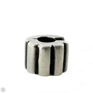 Sterling Silver Hinged Ribbed Clip Bracelet Charm By Pandora