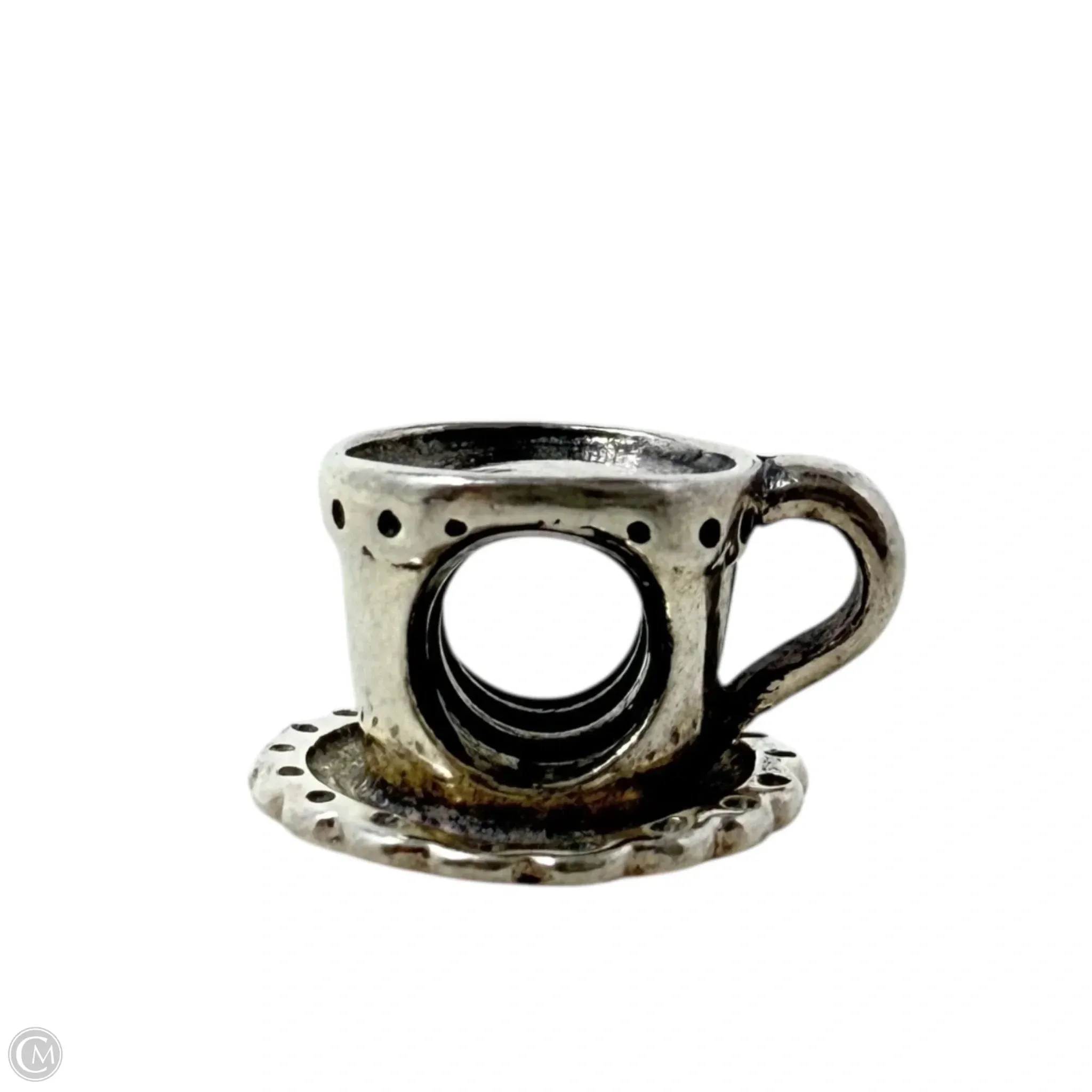 Sterling Silver Teacup & Saucer Bracelet Charm By Pandora