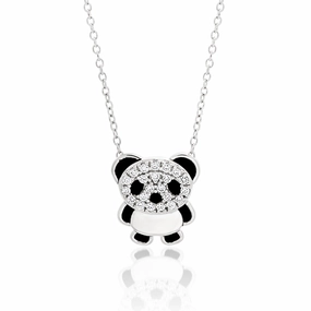 Sterling Silver Cubic Zirconia Pendant With 42cm Chain