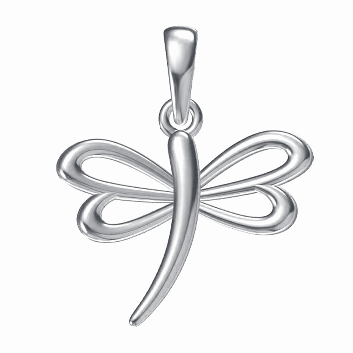 Sterling Silver Dragonfly Pendant