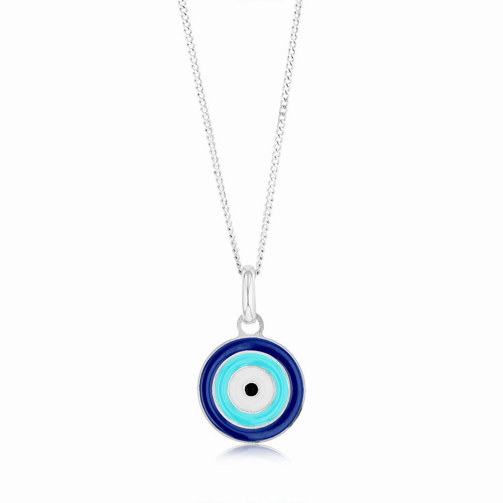 Sterling Silver Evil Eye Pendant