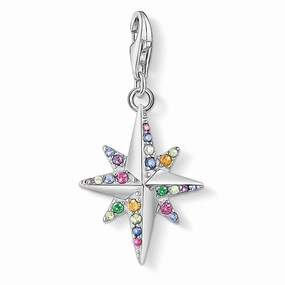 Sterling Silver Thomas Sabo Charm Club Colourful Star