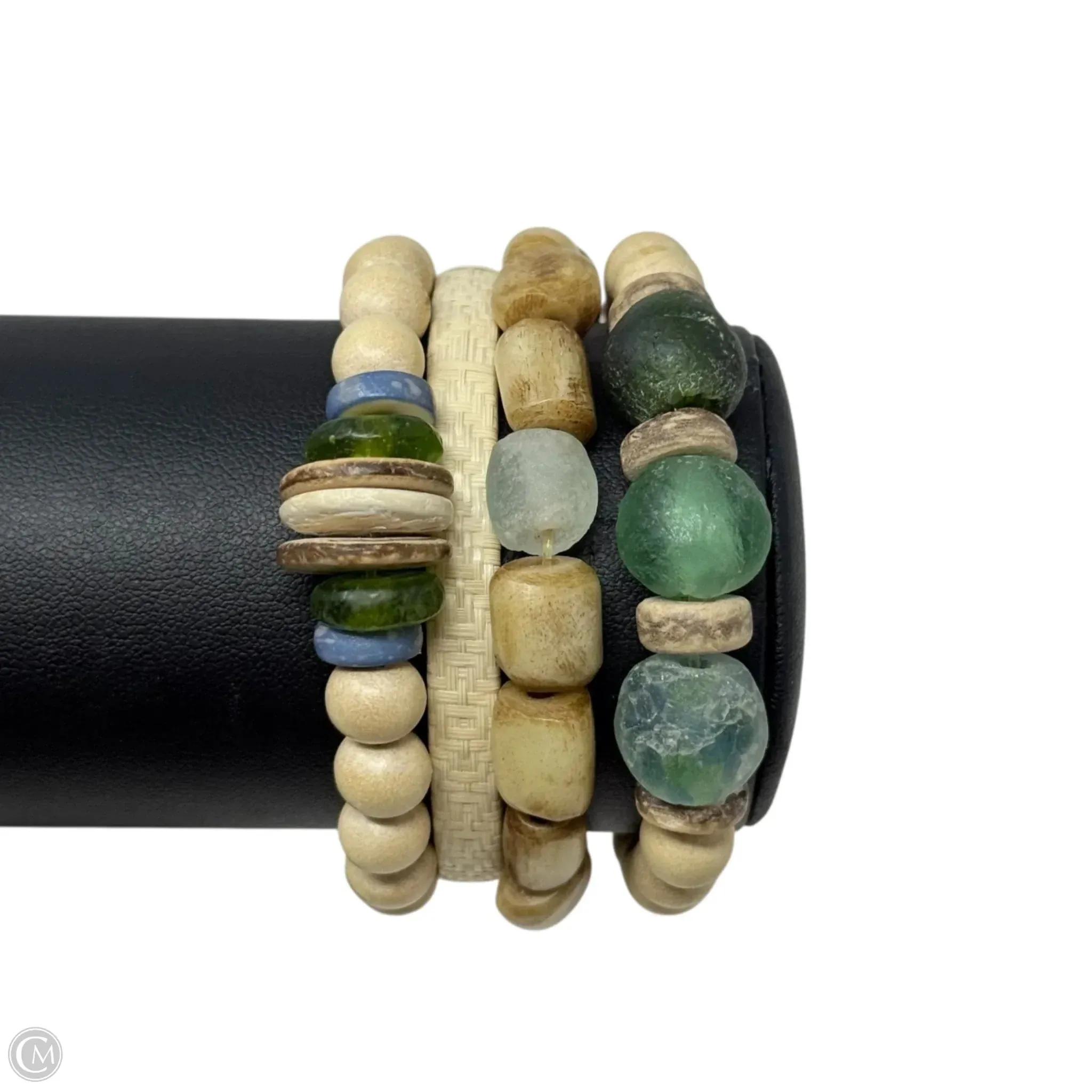 Stone Beaded Stacking Bracelet Set, Size: 4 piece