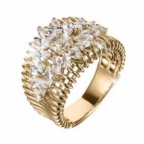 Sunburst Marquise Ladies Ring