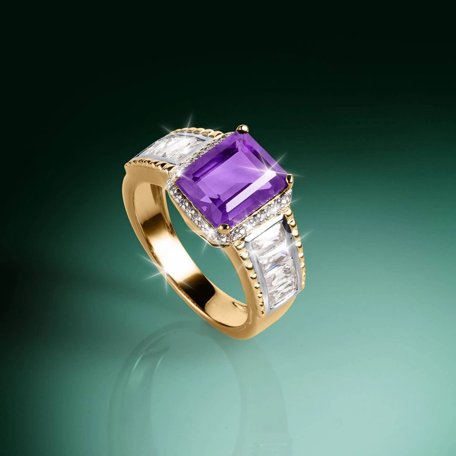 Supremo Amethyst Ladies Ring
