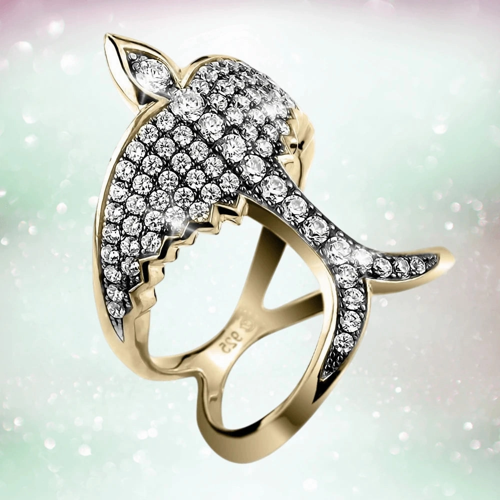 Swallows Return Gold Ring
