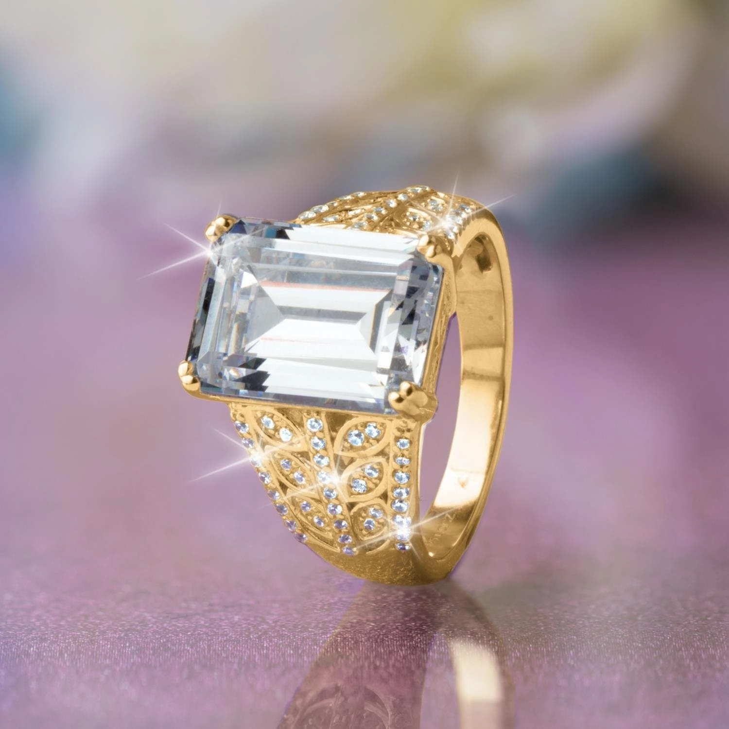 Tamara Emerald Cut Ring