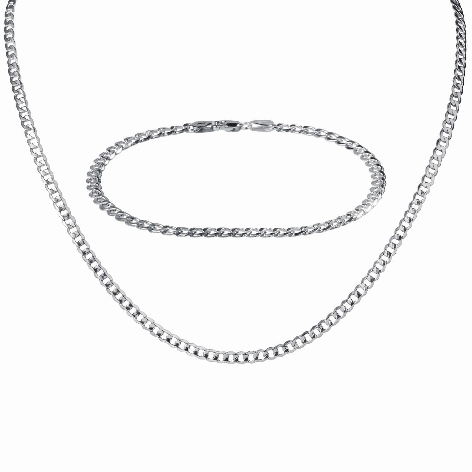 Tesoro Vero Silver Curb Collection
