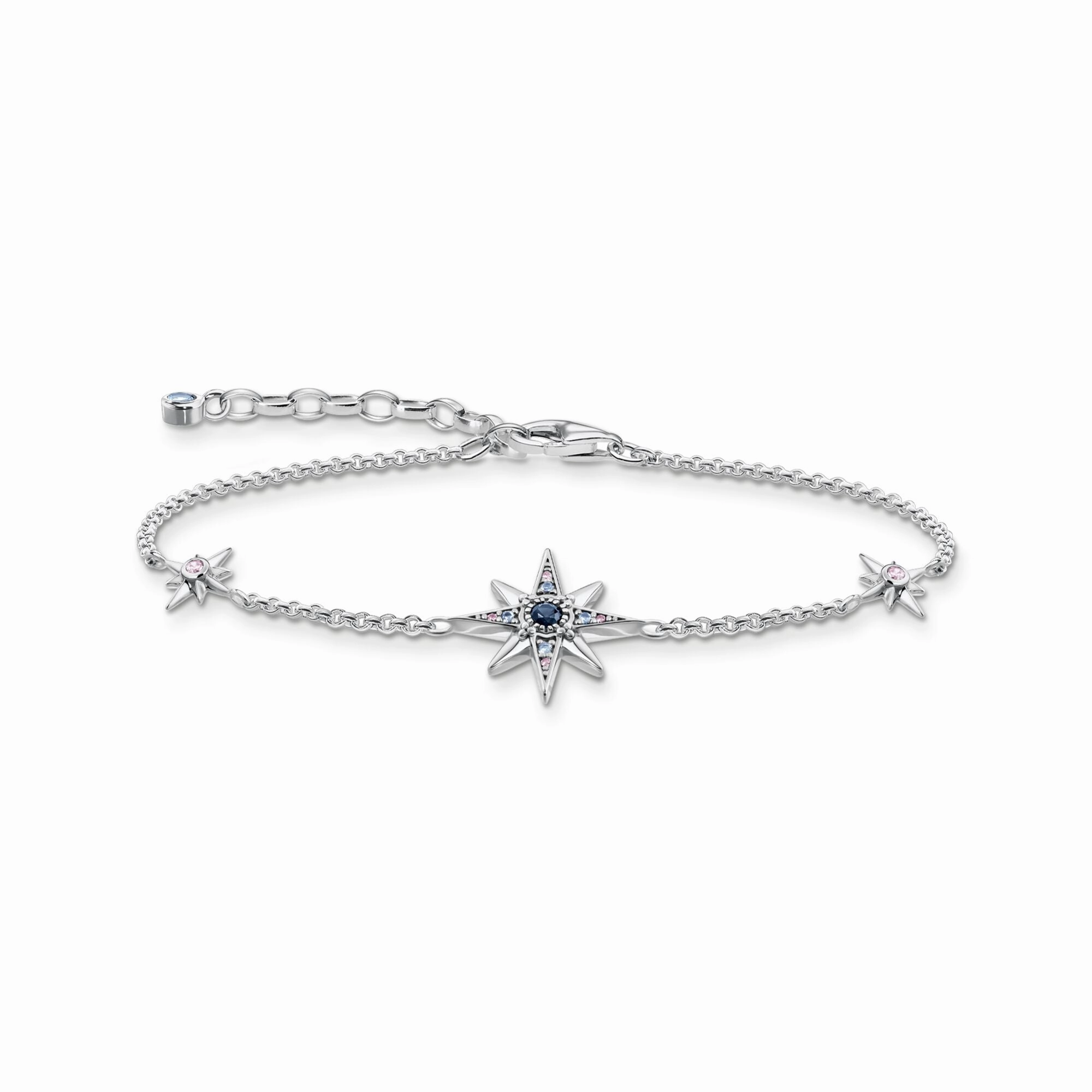 Thomas Sabo Bracelet royalty star dark blue stone