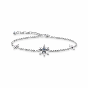 Thomas Sabo Bracelet royalty star dark blue stone