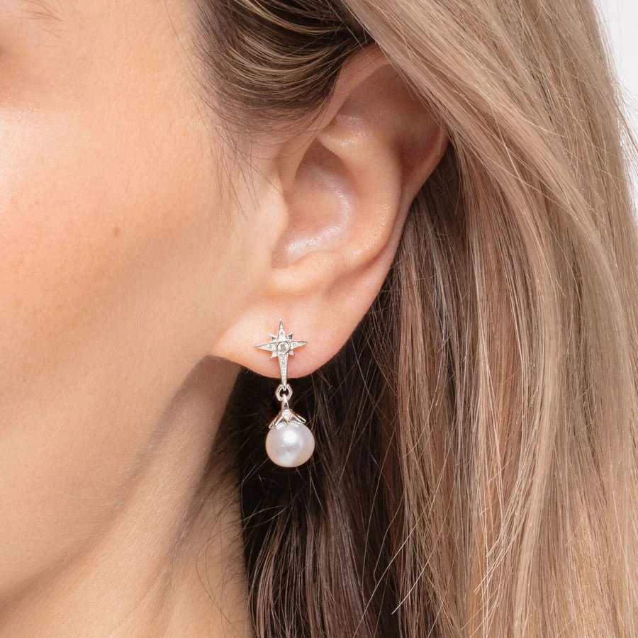 Thomas Sabo Earrings Pearl Star