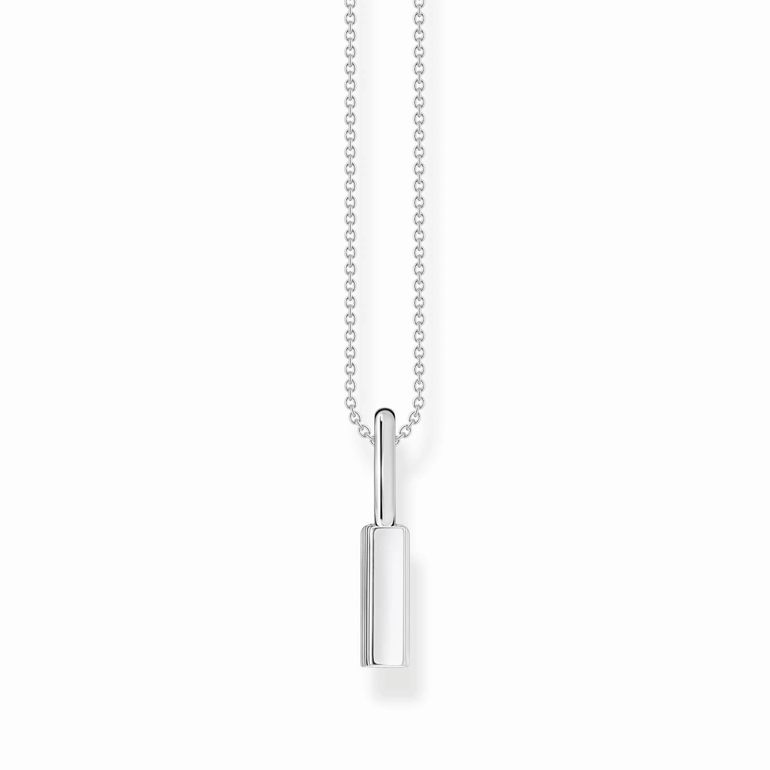 Thomas Sabo Engrav Sterling Silver Padlock on 40-45cm Chain