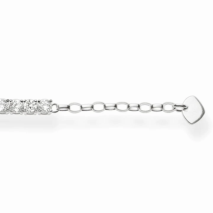 Thomas Sabo Silver Cubic Zirconia Tennis Bracelet