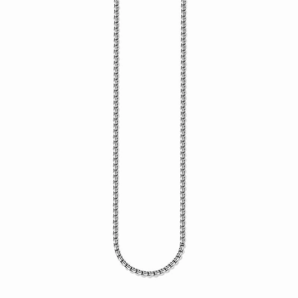Thomas Sabo Sterling Silver Oxidised 53cm Box Chain
