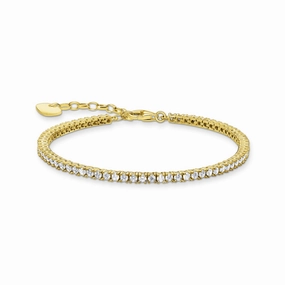 Thomas Sabo Tennis Bracelet Gold