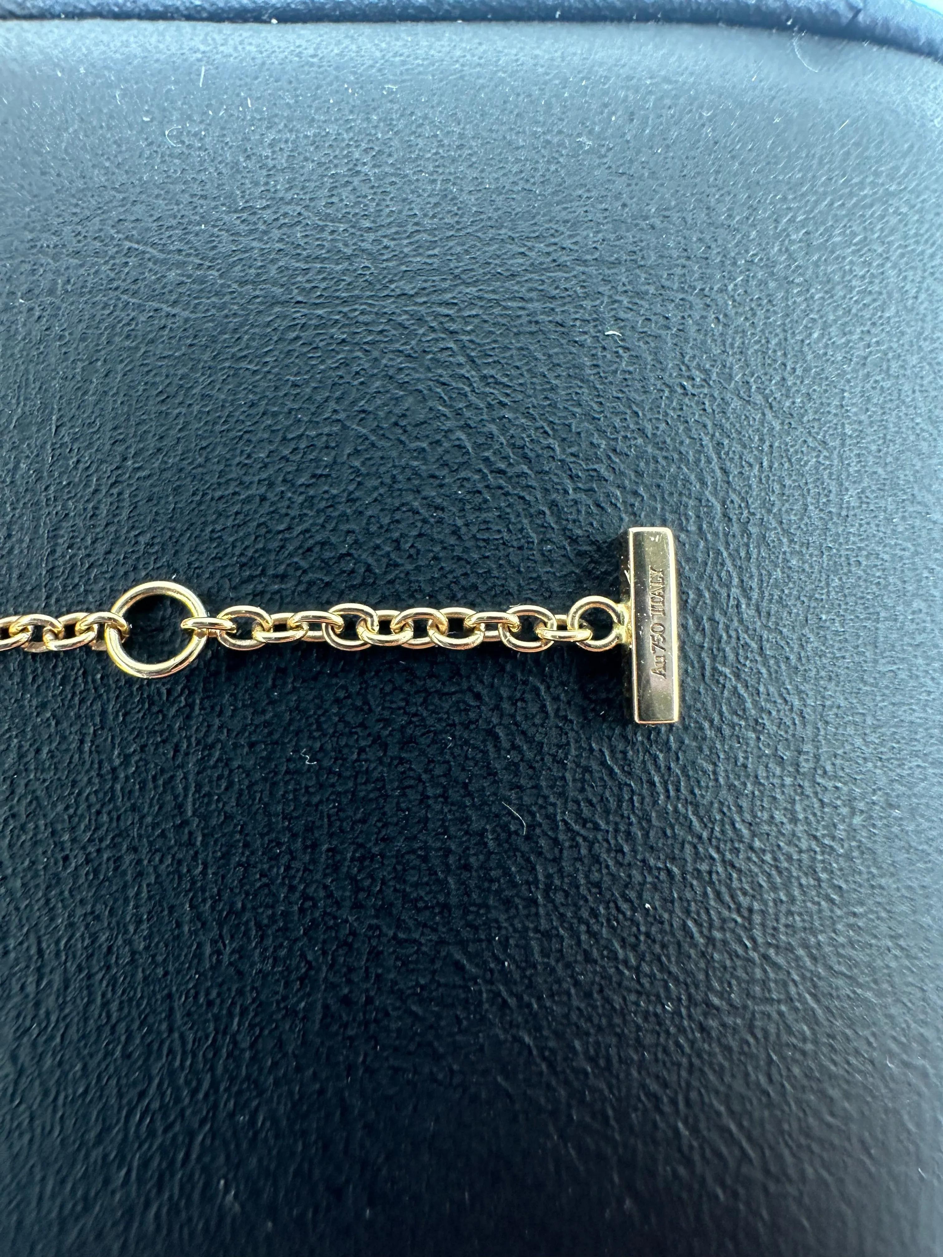 Tiffany & Company Luxury T Smile Diamond 18K Bracelet