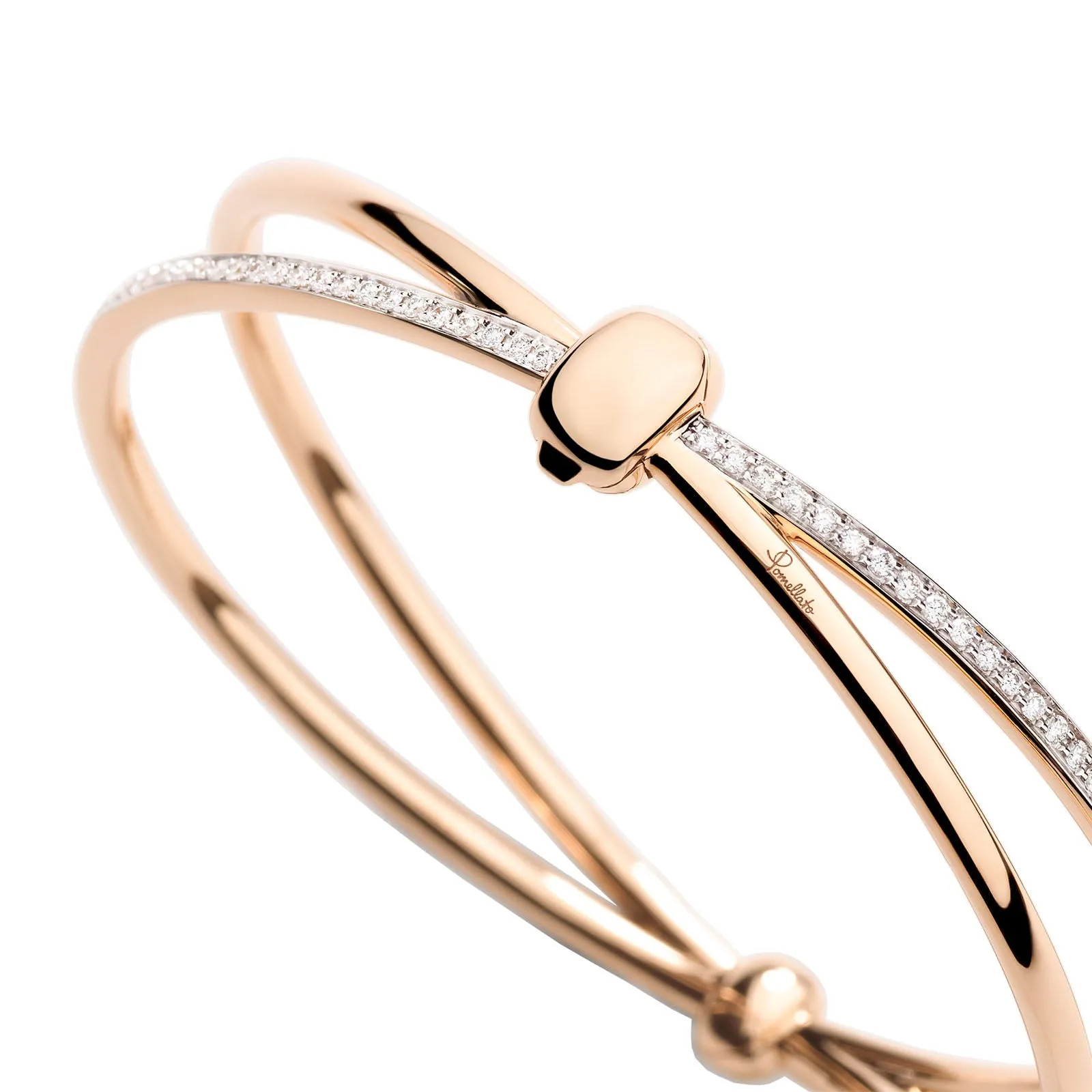 Together Bangle with Diamonds