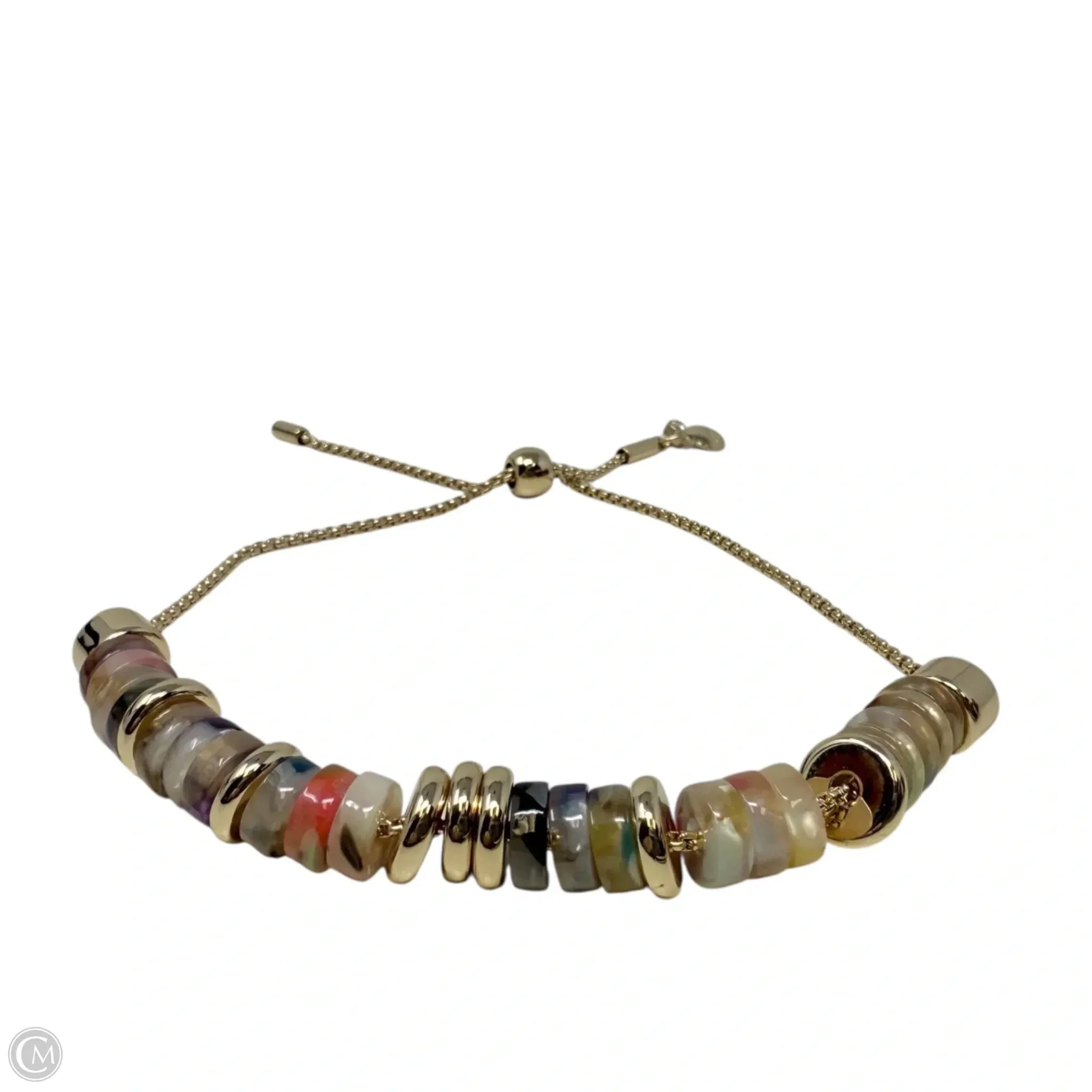 Tortoiseshell Print Spliced Pull Tie Bracelet By Loft