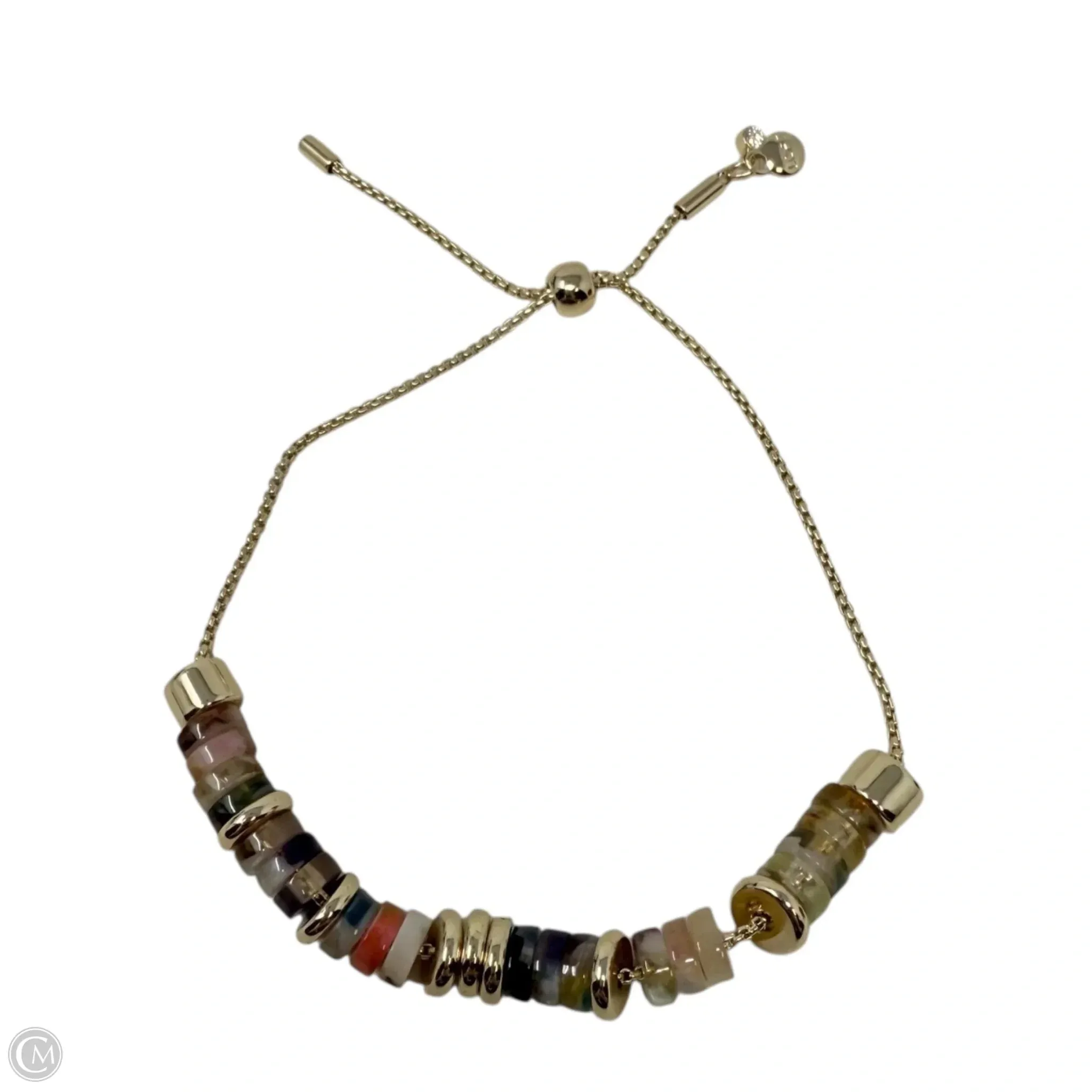 Tortoiseshell Print Spliced Pull Tie Bracelet By Loft