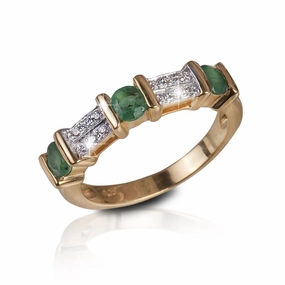 Trieste Emerald Gem Ring